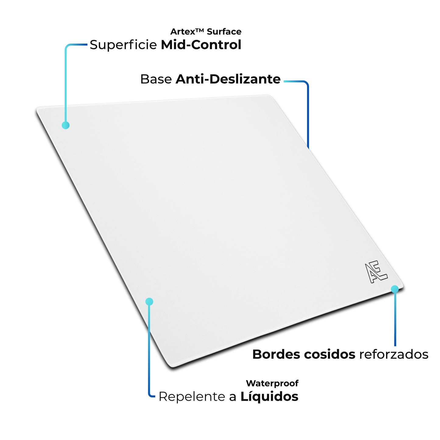 Mousepad Blanco