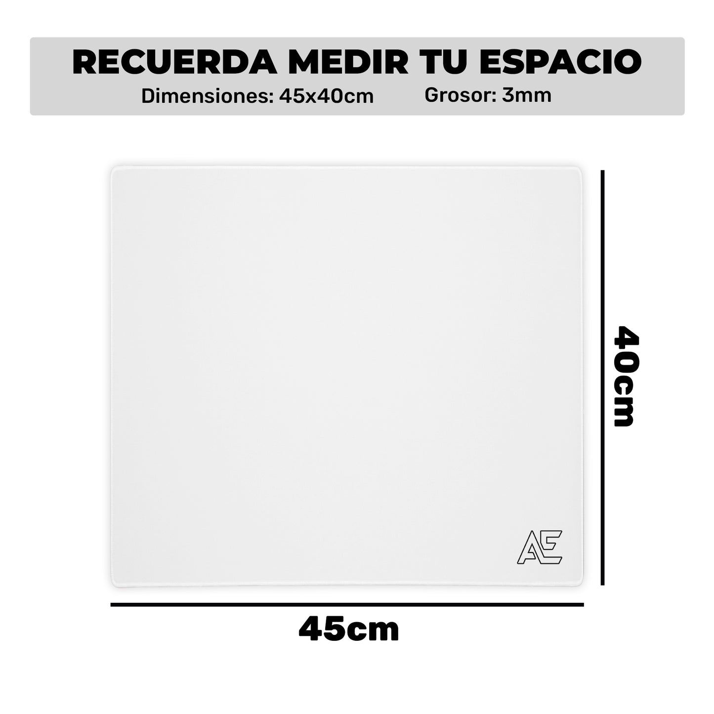 Mousepad Blanco