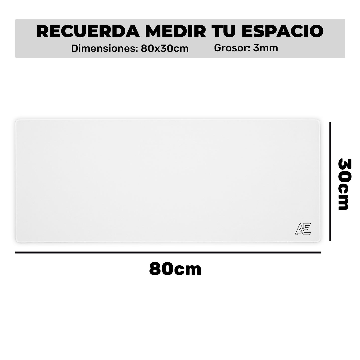 Mousepad Blanco