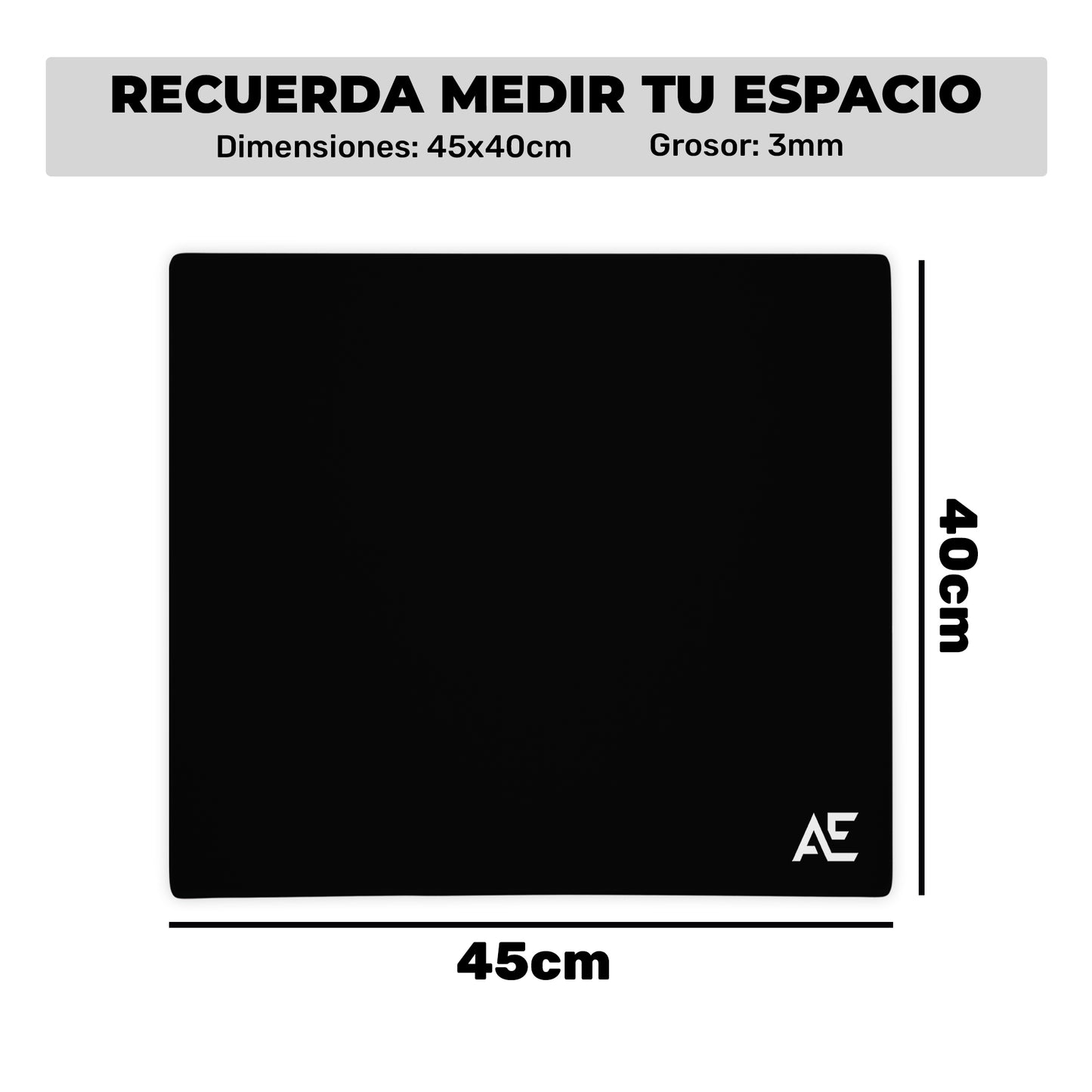 Mousepad Negro