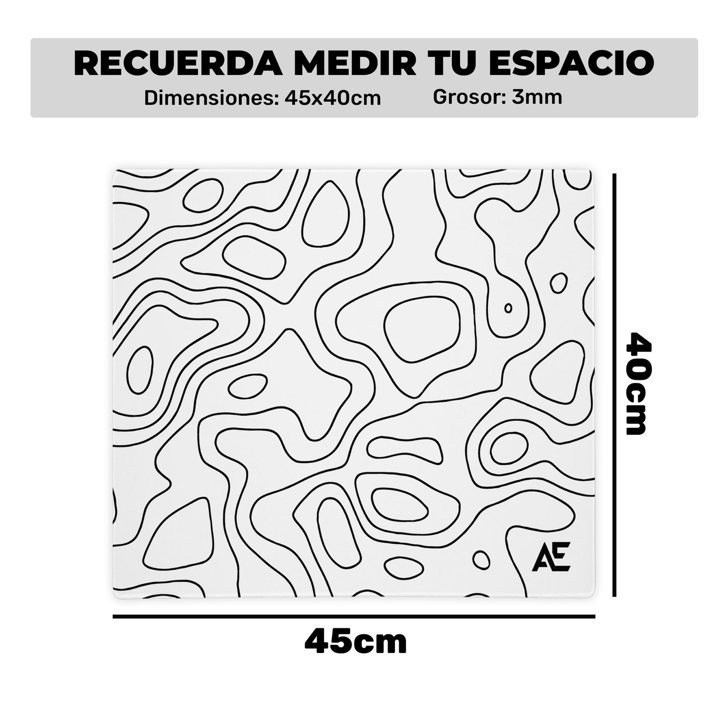 Mousepad Topográfico