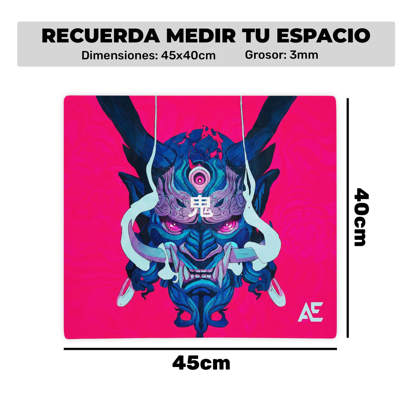 Mousepad Máscara Oni