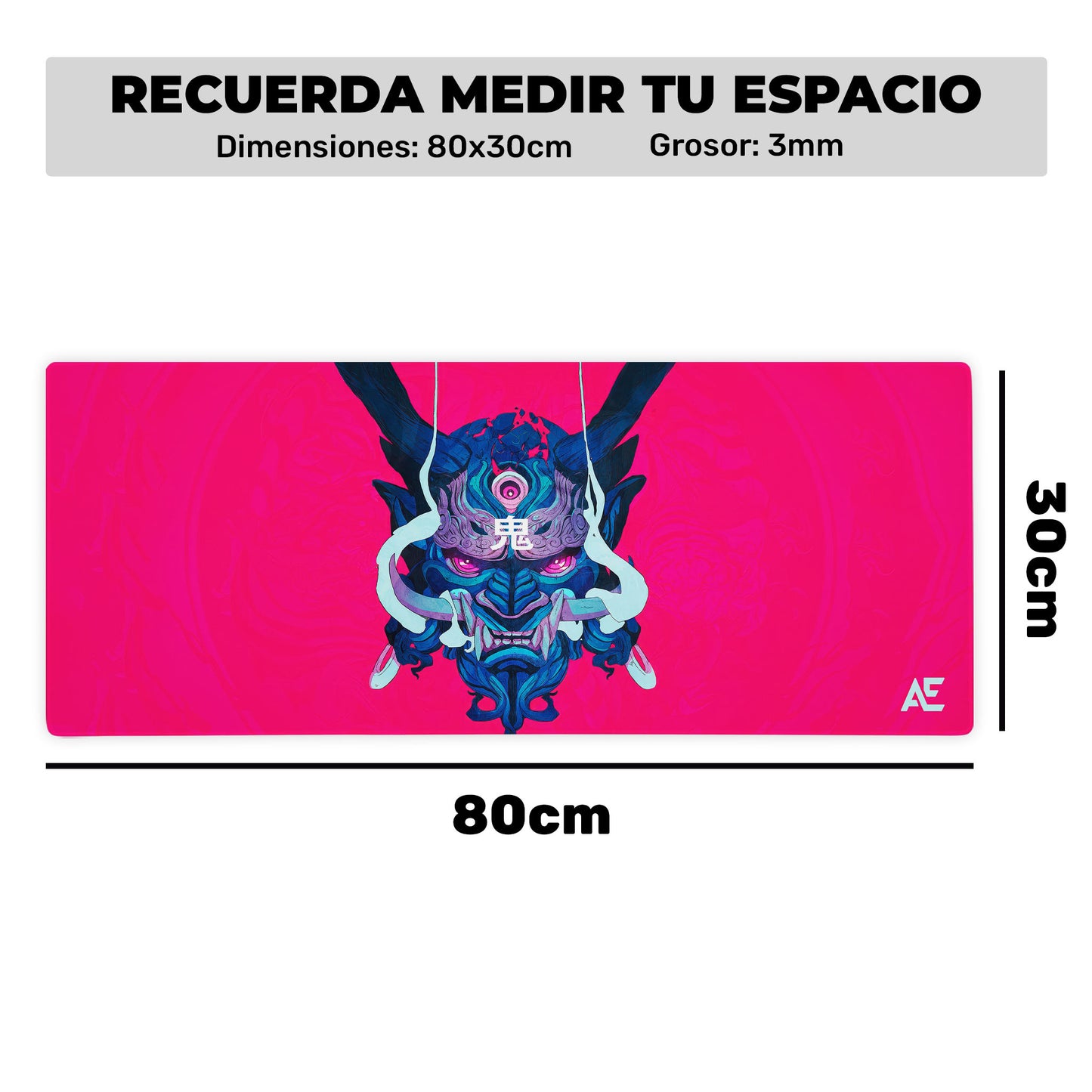 Mousepad Máscara Oni