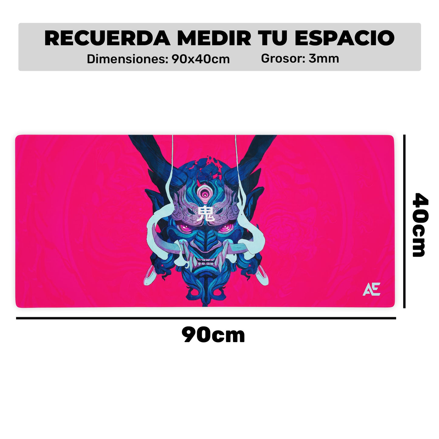 Mousepad Máscara Oni