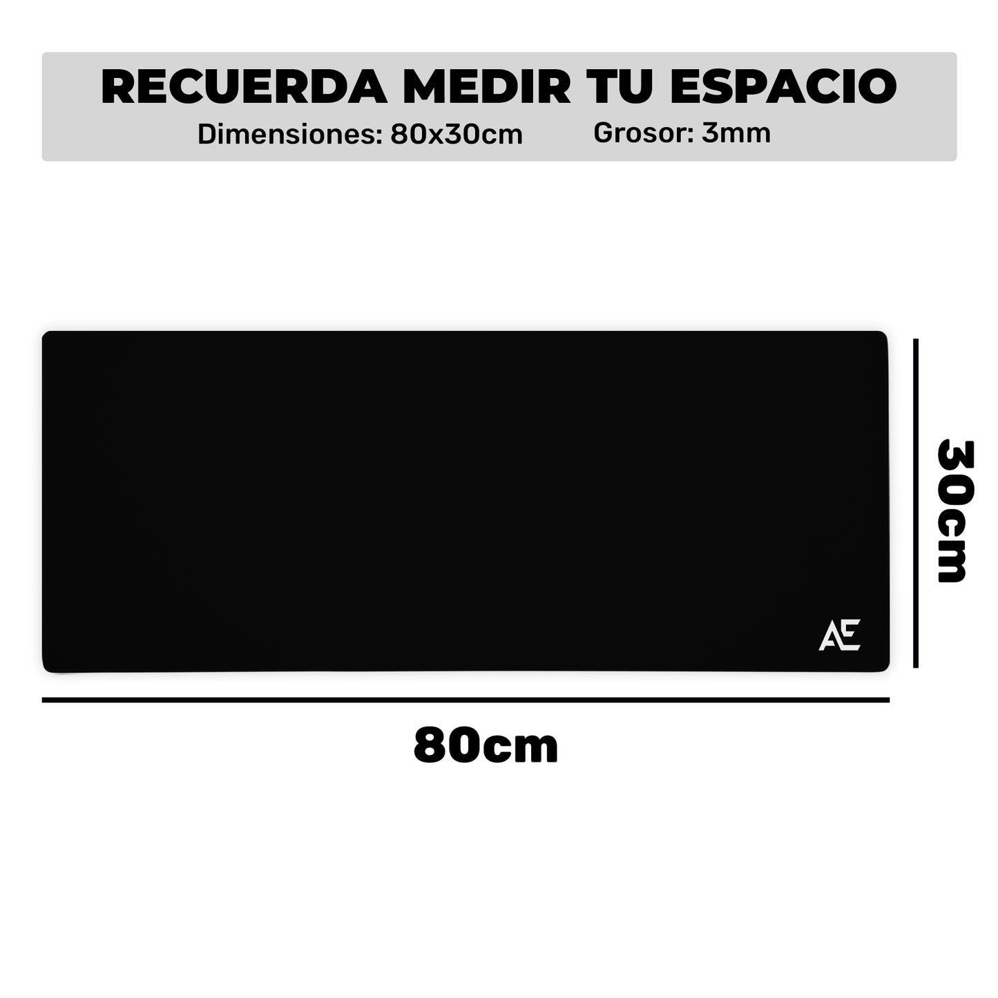 Mousepad Negro