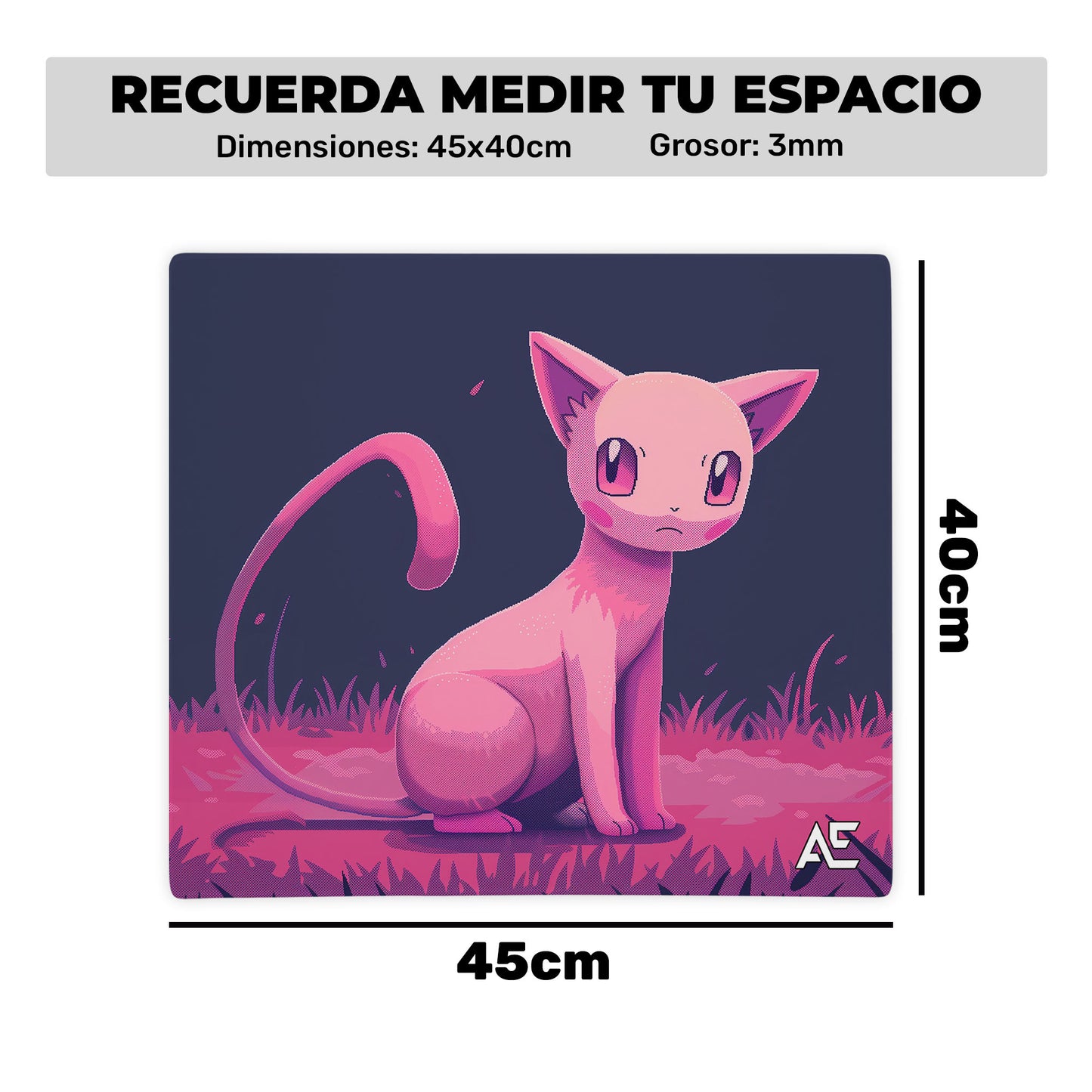 Mousepad Mew Art